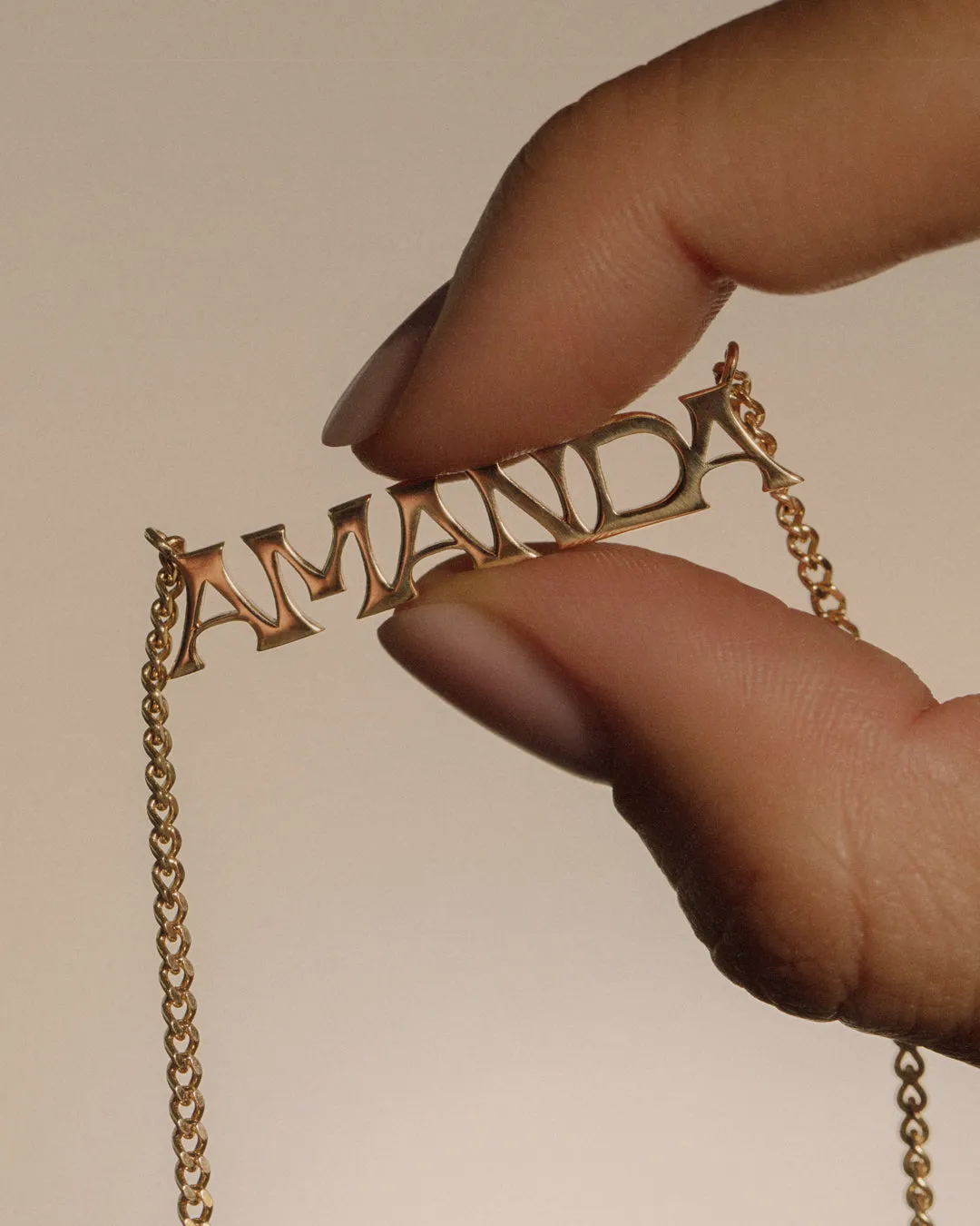 The Nameplate Necklace [Vintage]