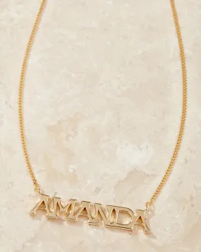 The Nameplate Necklace [Vintage]