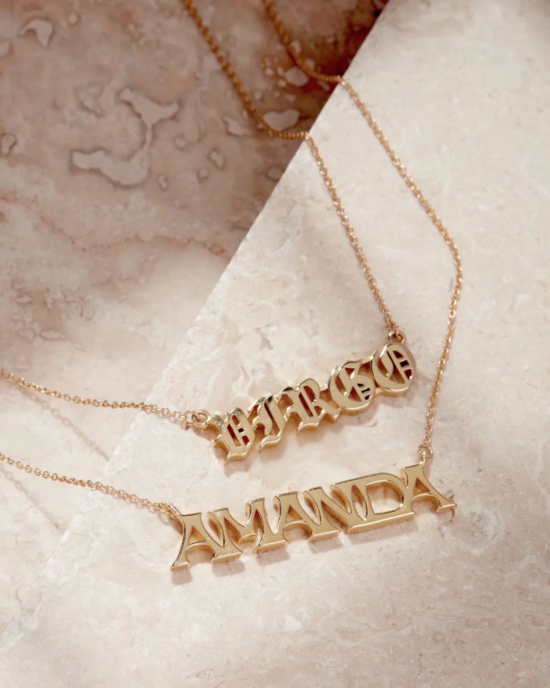 The Nameplate Necklace [Vintage]