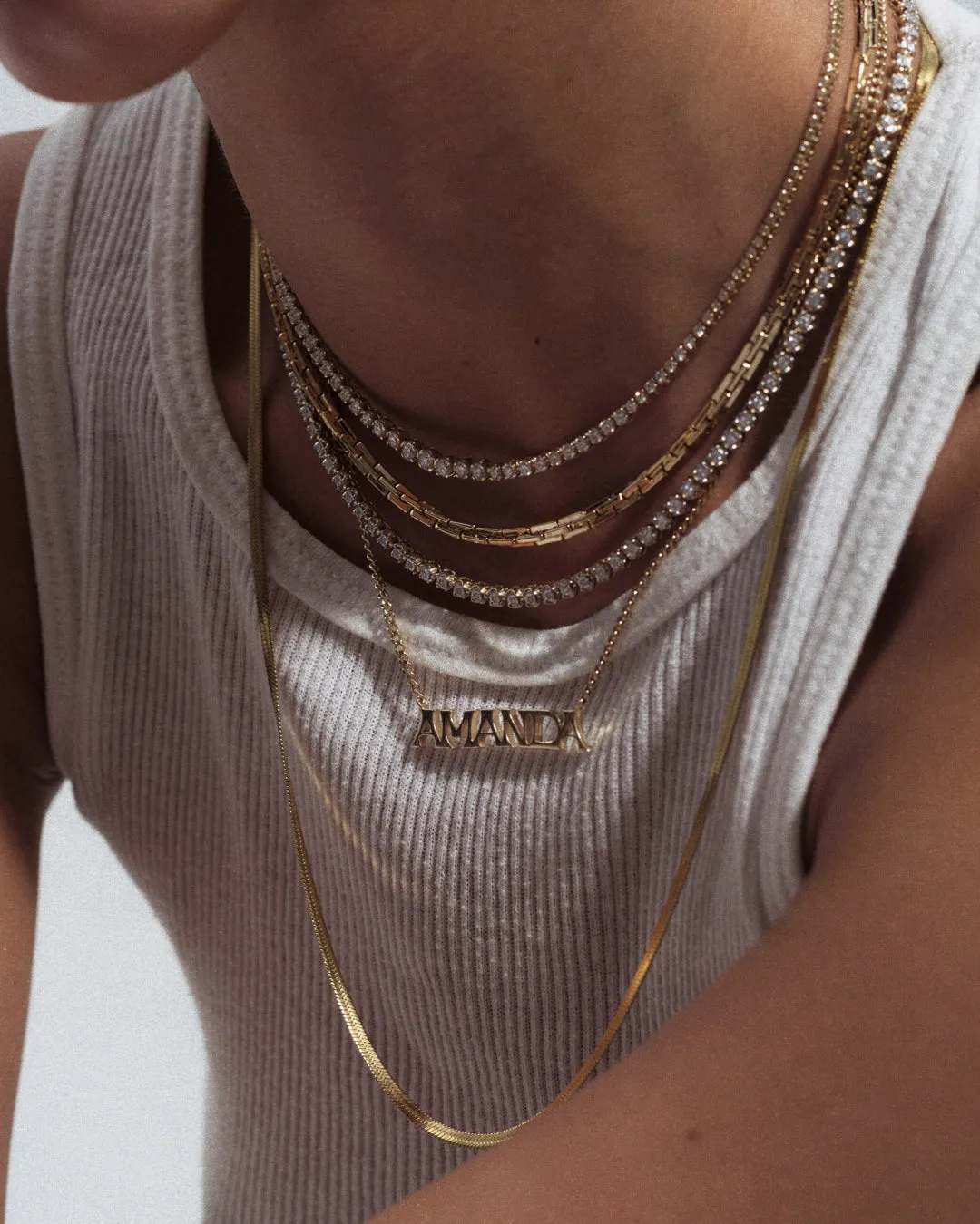 The Nameplate Necklace [Vintage]