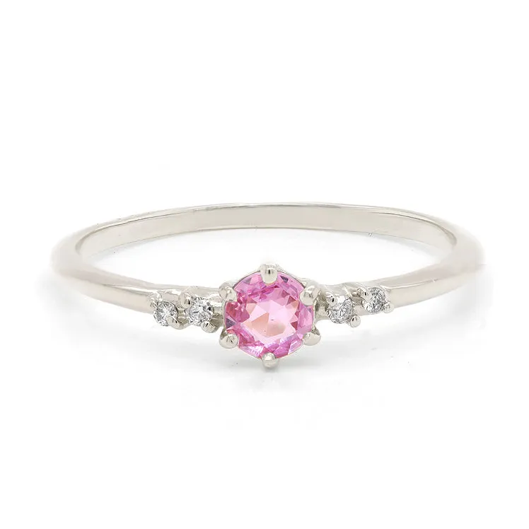 Thea | pink sapphire & diamonds