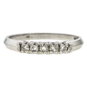 Vintage Diamond Wedding Band