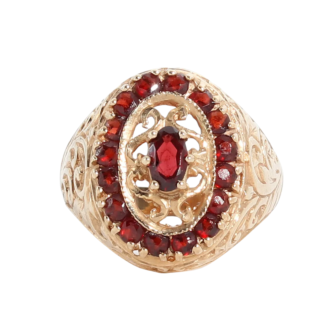 Vintage | Effie Garnet Ring