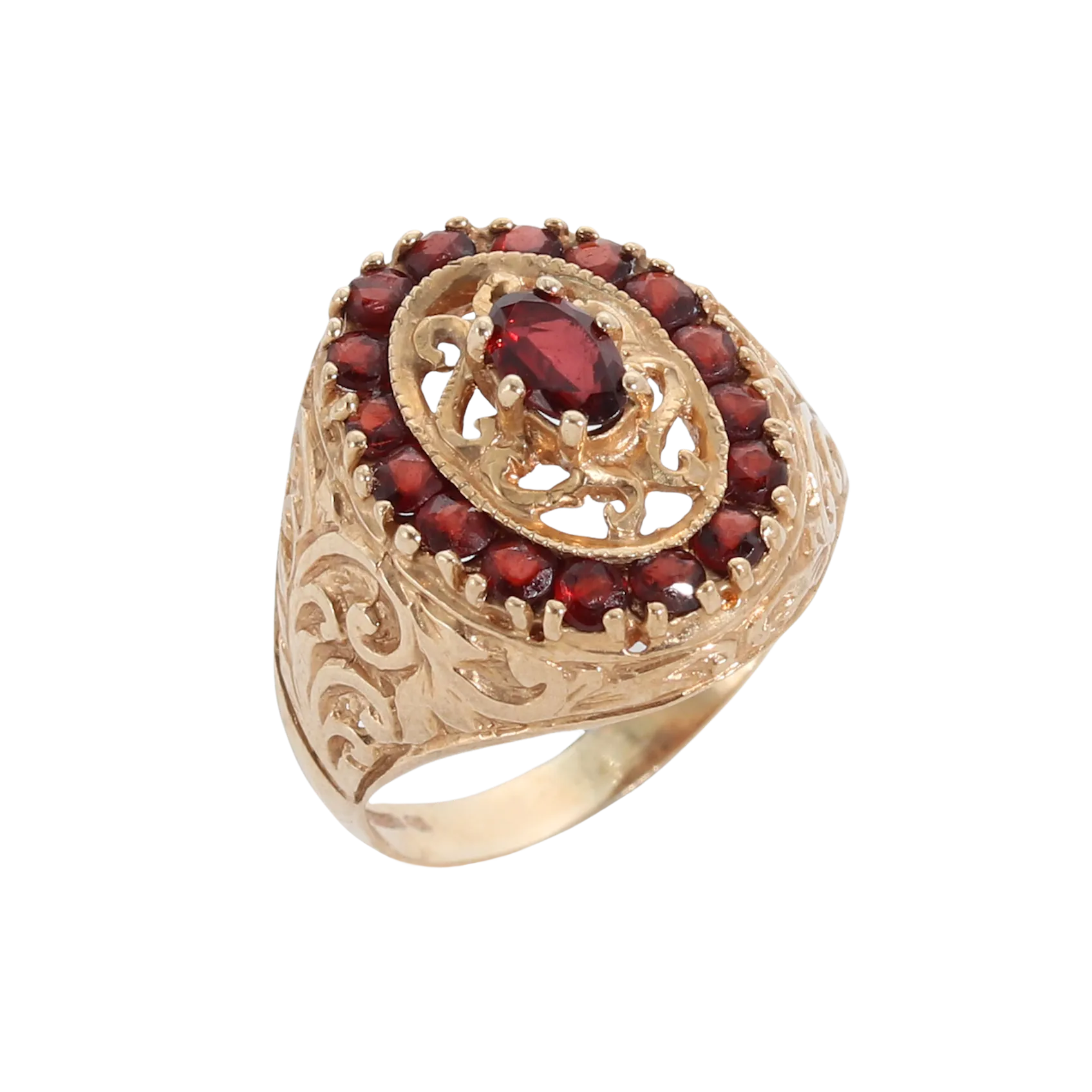 Vintage | Effie Garnet Ring