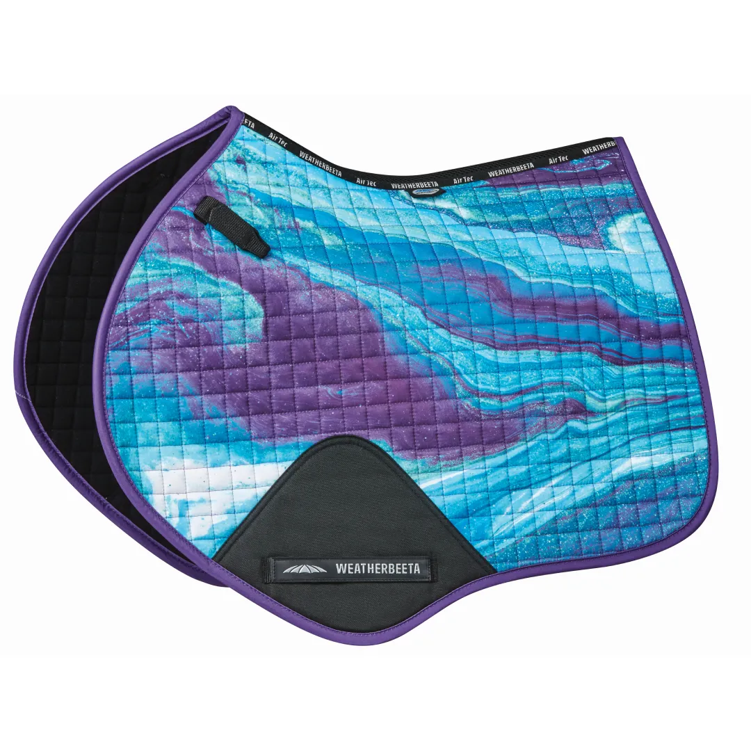 Weatherbeeta Prime Marble Jump Shaped Saddle Pad