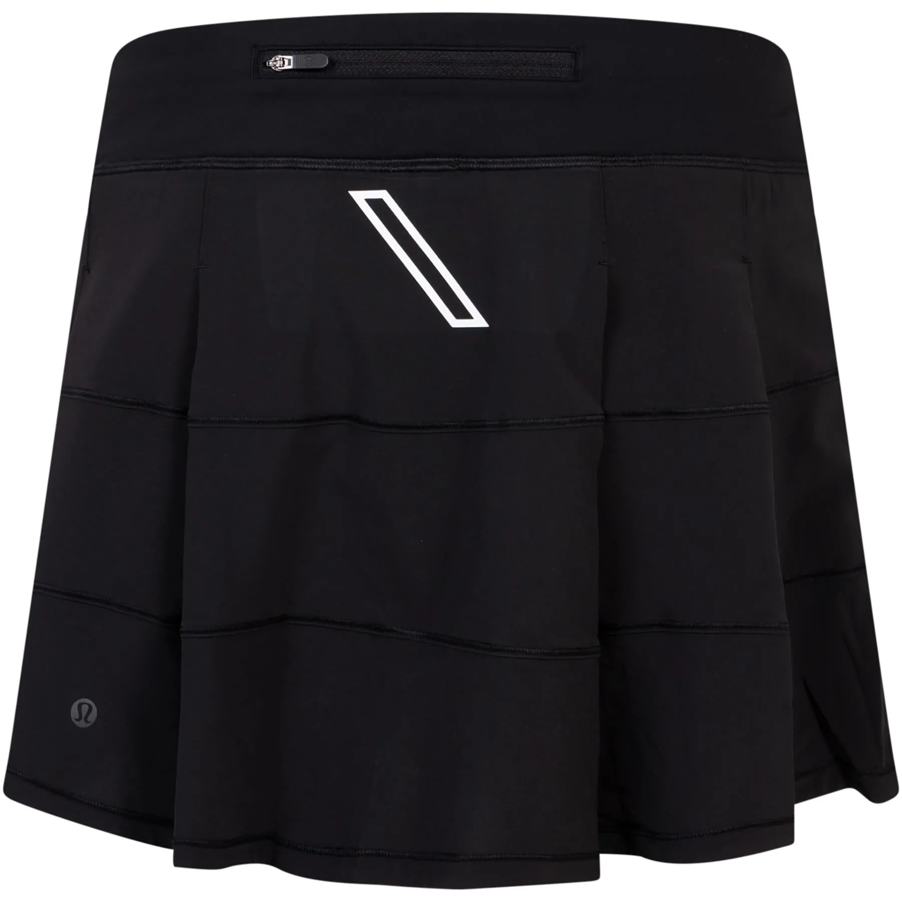 Womens Pace Rival Mid Rise 14 Inch Skirt Black - SS24