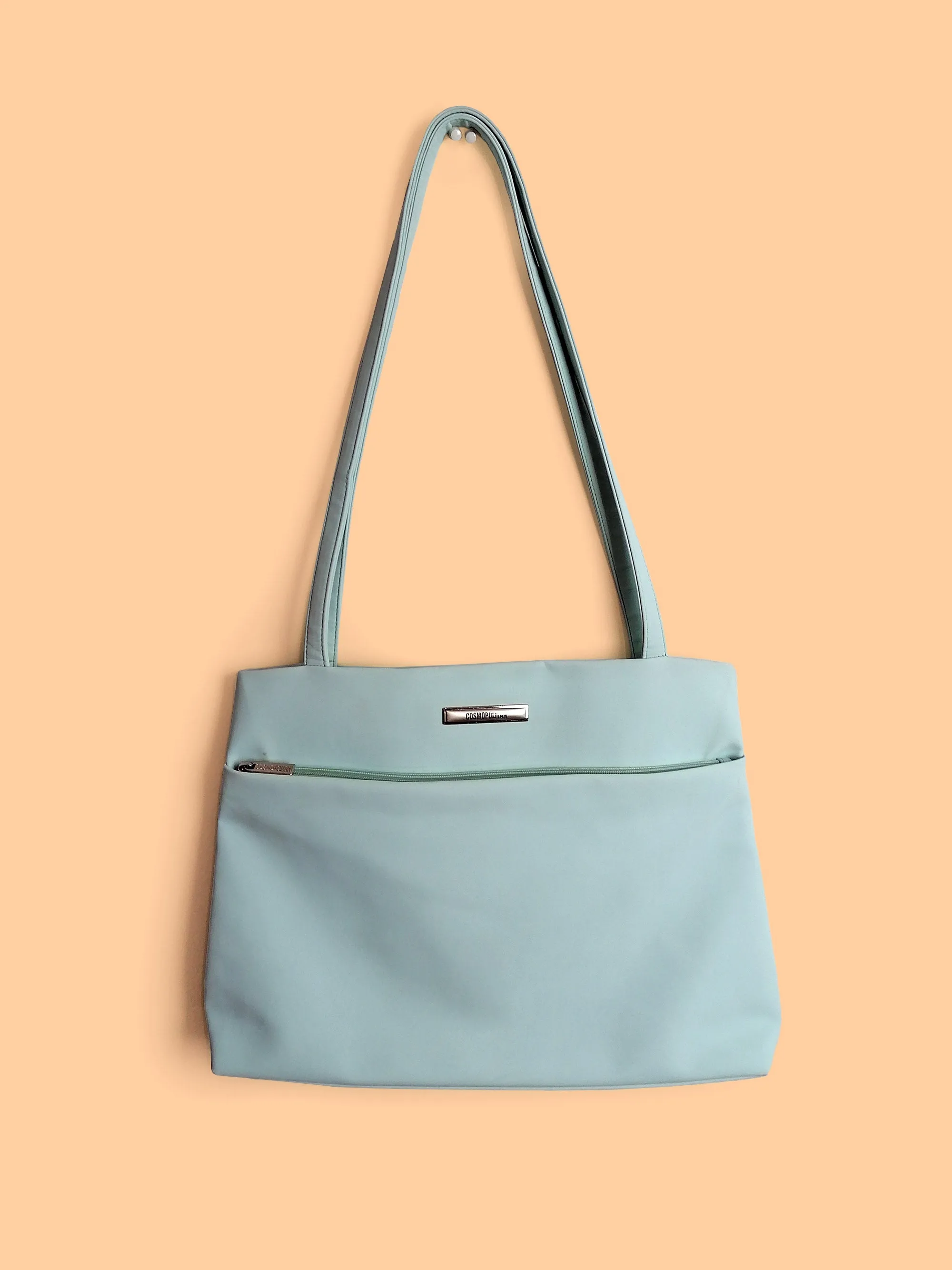 Y2K COSMOPOLITAN Tote Bag Pastel Blue